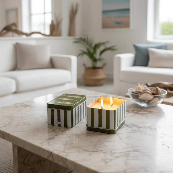 Olive Fish Candle Tin - Distinctly Living