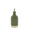 Olive Green Ceramic Oil Drizzler Bottle - Distinctly Living