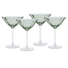 Olive Green Martini Glasses - Set of 4 - Distinctly Living