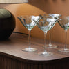 Olive Green Martini Glasses - Set of 4 - Distinctly Living