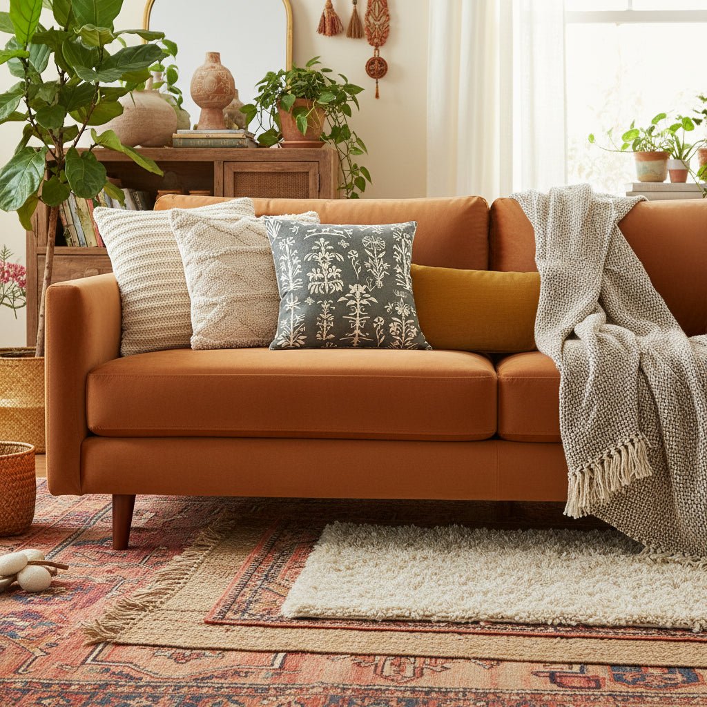 Olive Nature Cushion - Distinctly Living