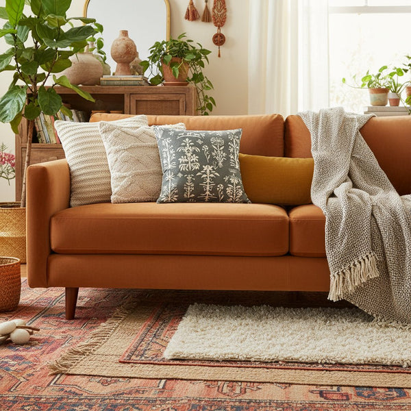 Olive Nature Cushion - Distinctly Living