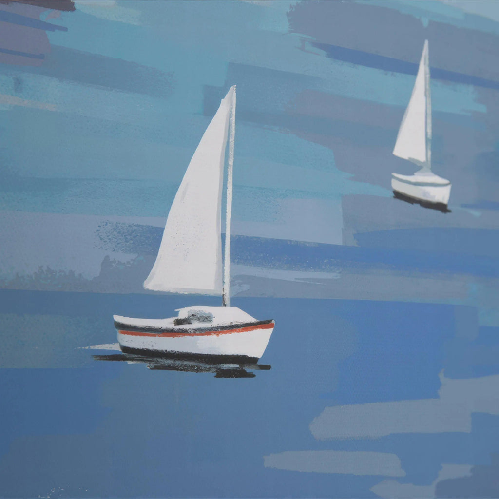 On the Breeze Framed Canvas - Distinctly Living