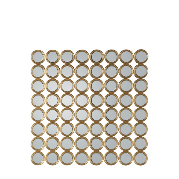 Orsina Gold Circles Wall Mirror - Distinctly Living