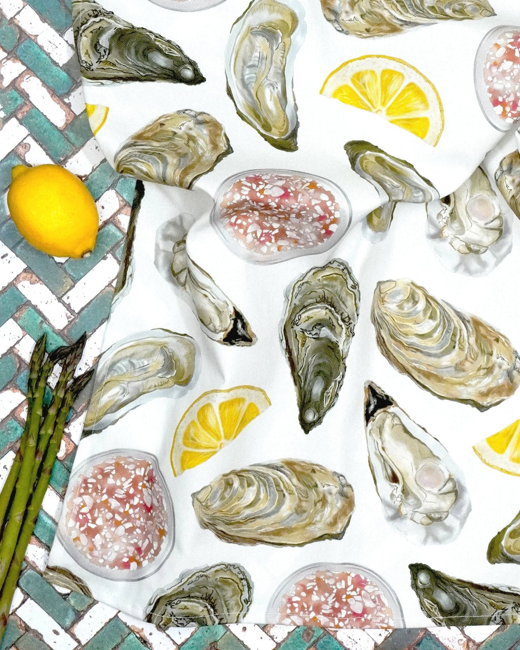Oyster Tea Towel - Distinctly Living