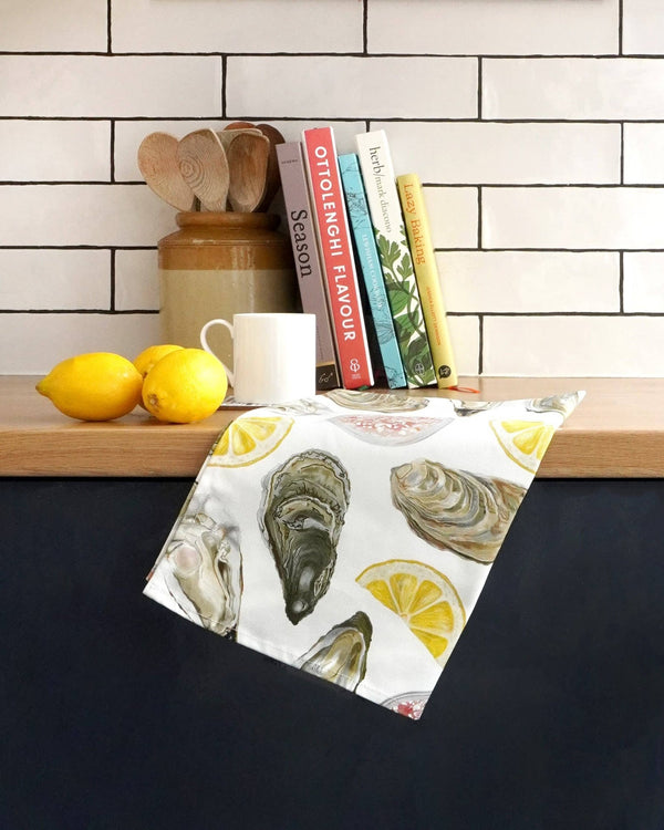 Oyster Tea Towel - Distinctly Living