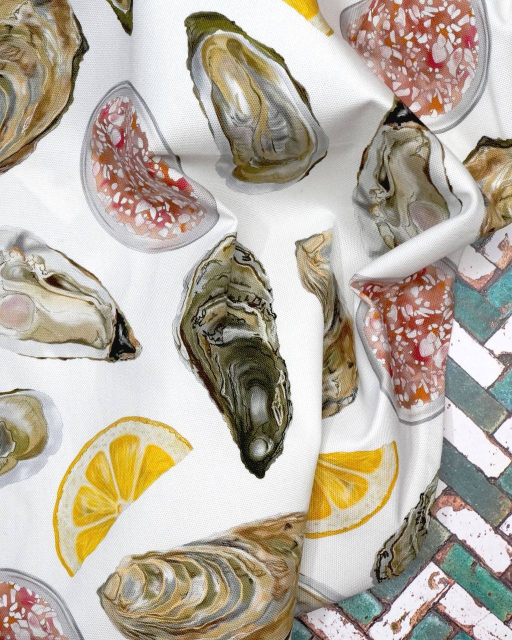 Oyster Tea Towel - Distinctly Living