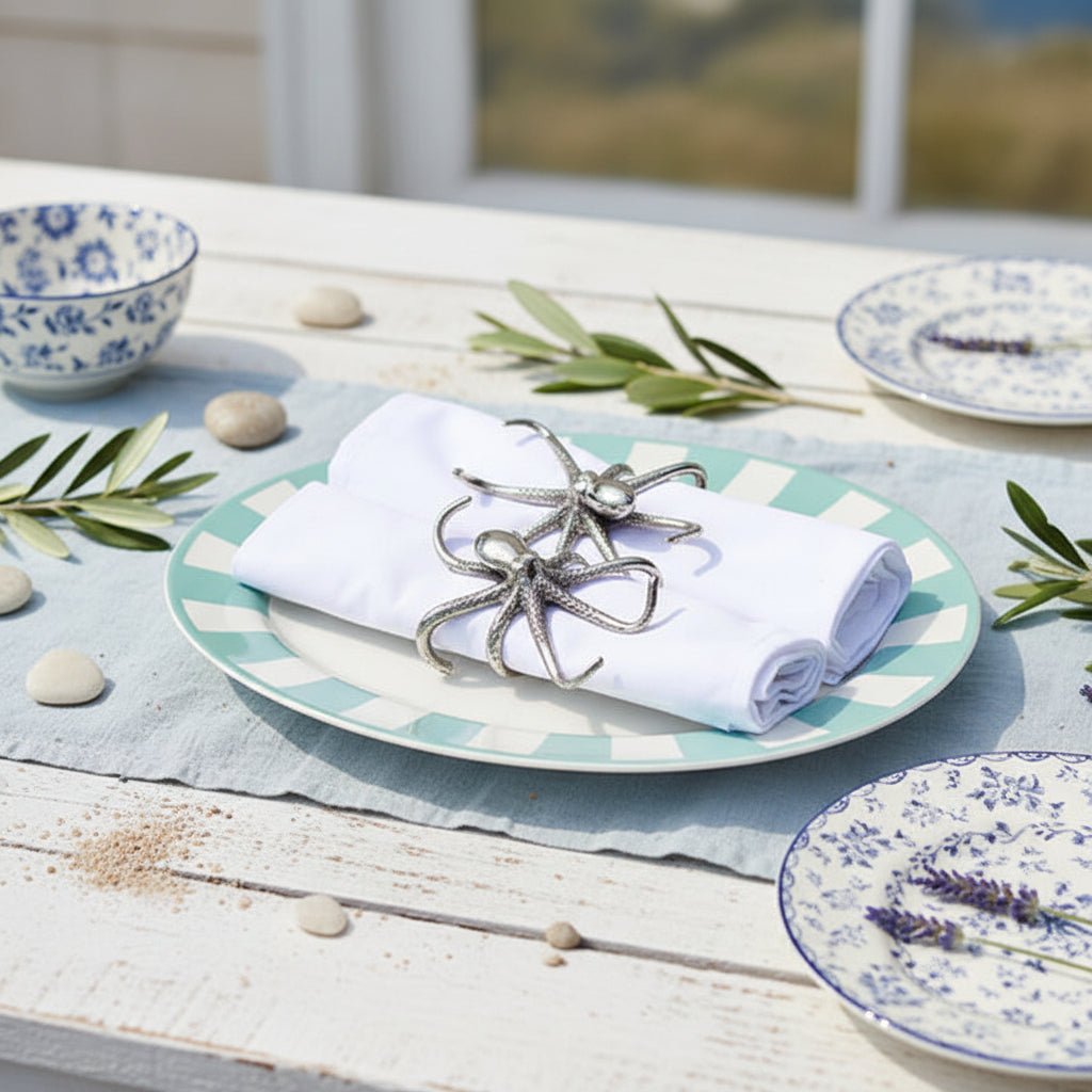 Pair of Octopus Napkin Rings - Distinctly Living