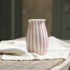 Paris Pink Striped Vase - Distinctly Living