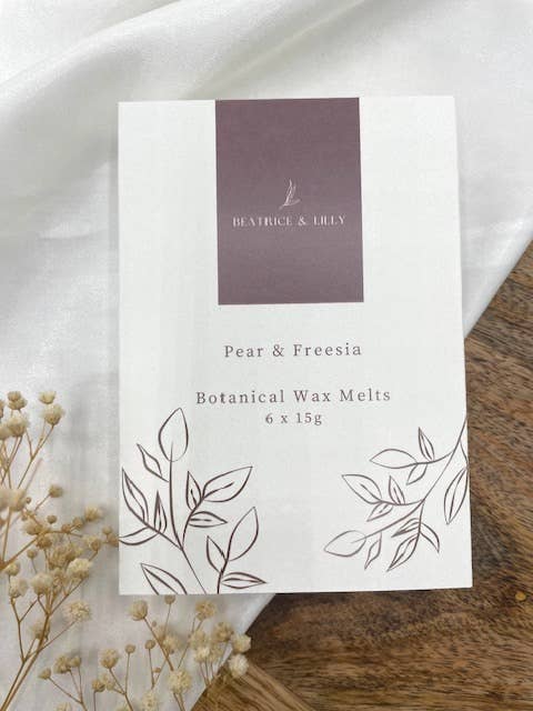 Pear & Freesia Boxed Botanical Wax Melts - Distinctly Living