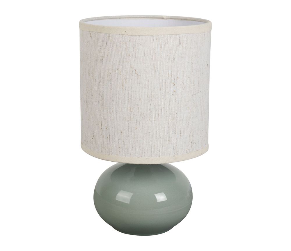 Pebble Lamp and Shade - Sage Green or Blue - Distinctly Living