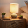 Pebble Lamp and Shade - Sage Green or Blue - Distinctly Living