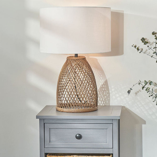 Piedmont Natural Woven Table Lamp - Distinctly Living
