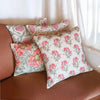 Pink Stem Flower Cushion - Distinctly Living