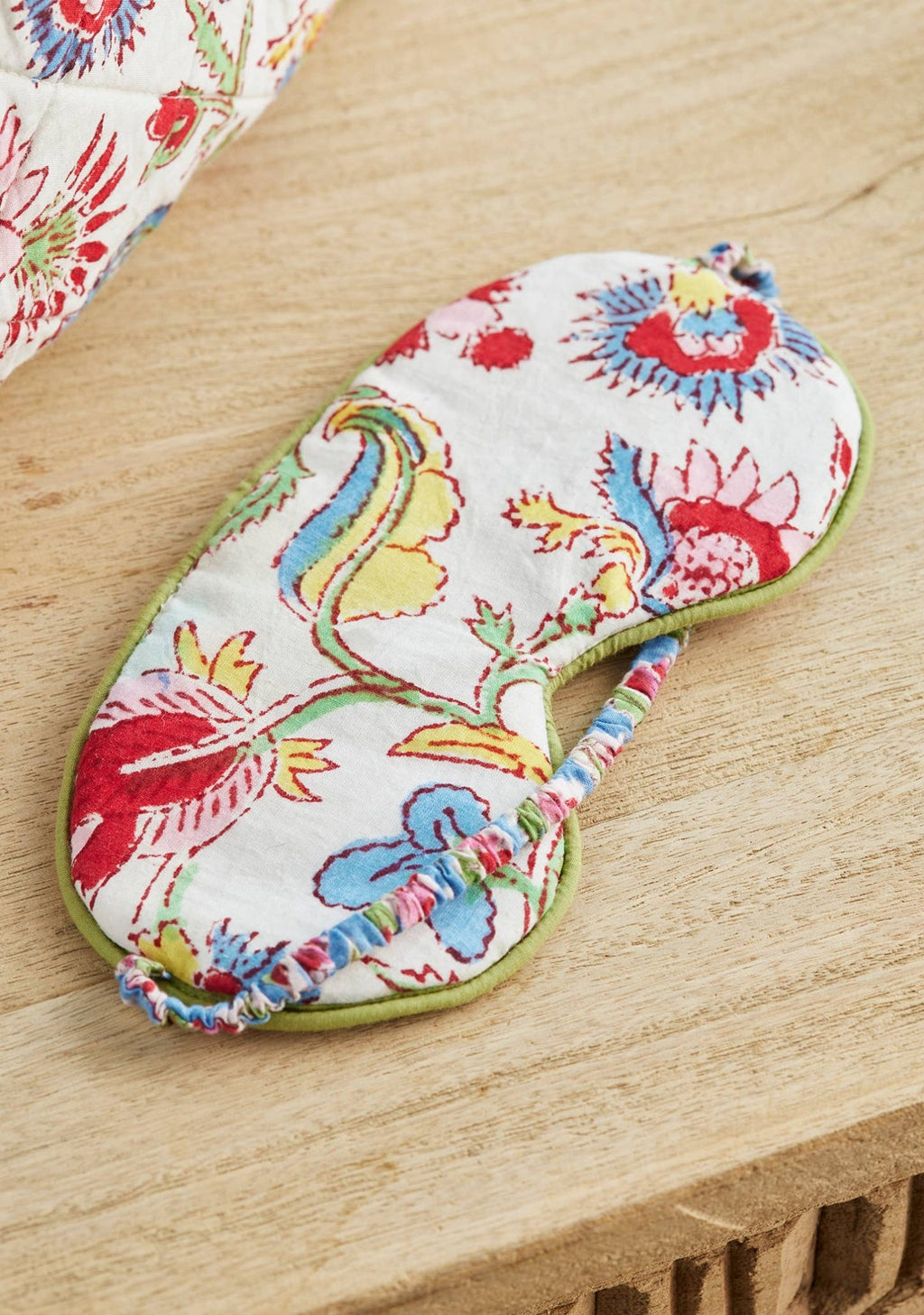 Pippa - Reversible Block Print Eye Mask - Distinctly Living