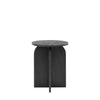 Pisa - Marble Side Table - White or Black - Distinctly Living