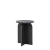 Pisa - Marble Side Table - White or Black - Distinctly Living