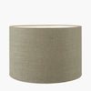 Pistachio Linen Drum Lamp Shade - Various Sizes - Distinctly Living