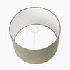 Pistachio Linen Drum Lamp Shade - Various Sizes - Distinctly Living