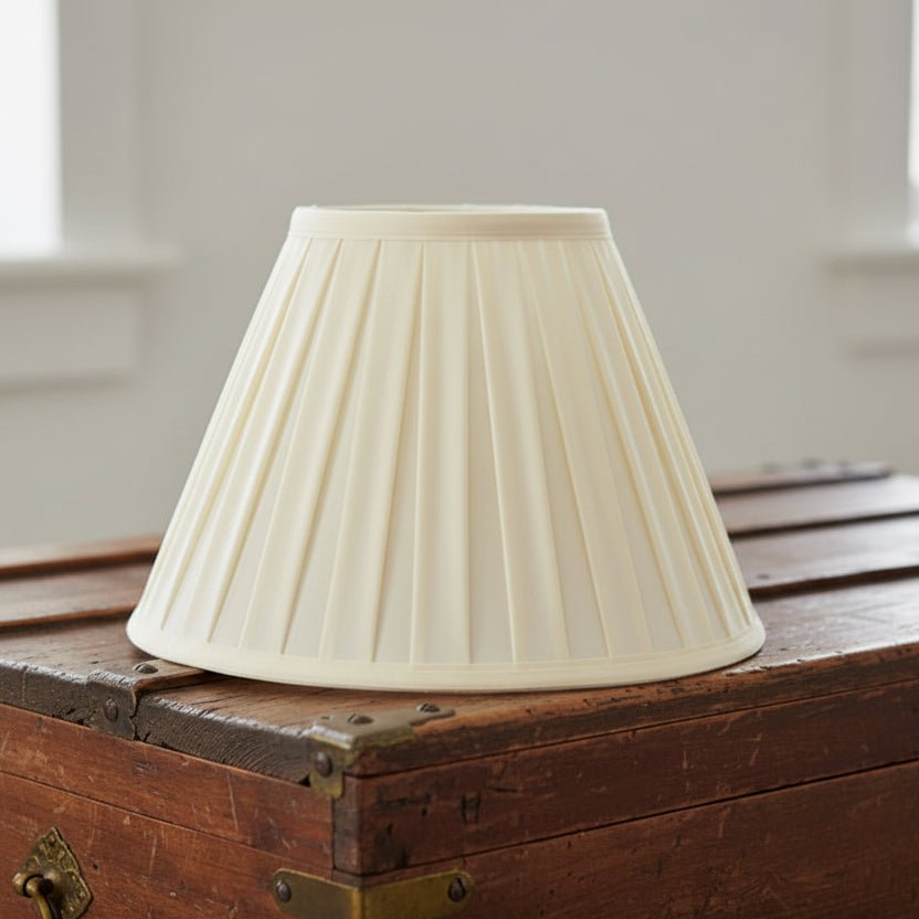 Pleated Ivory Shade - Distinctly Living