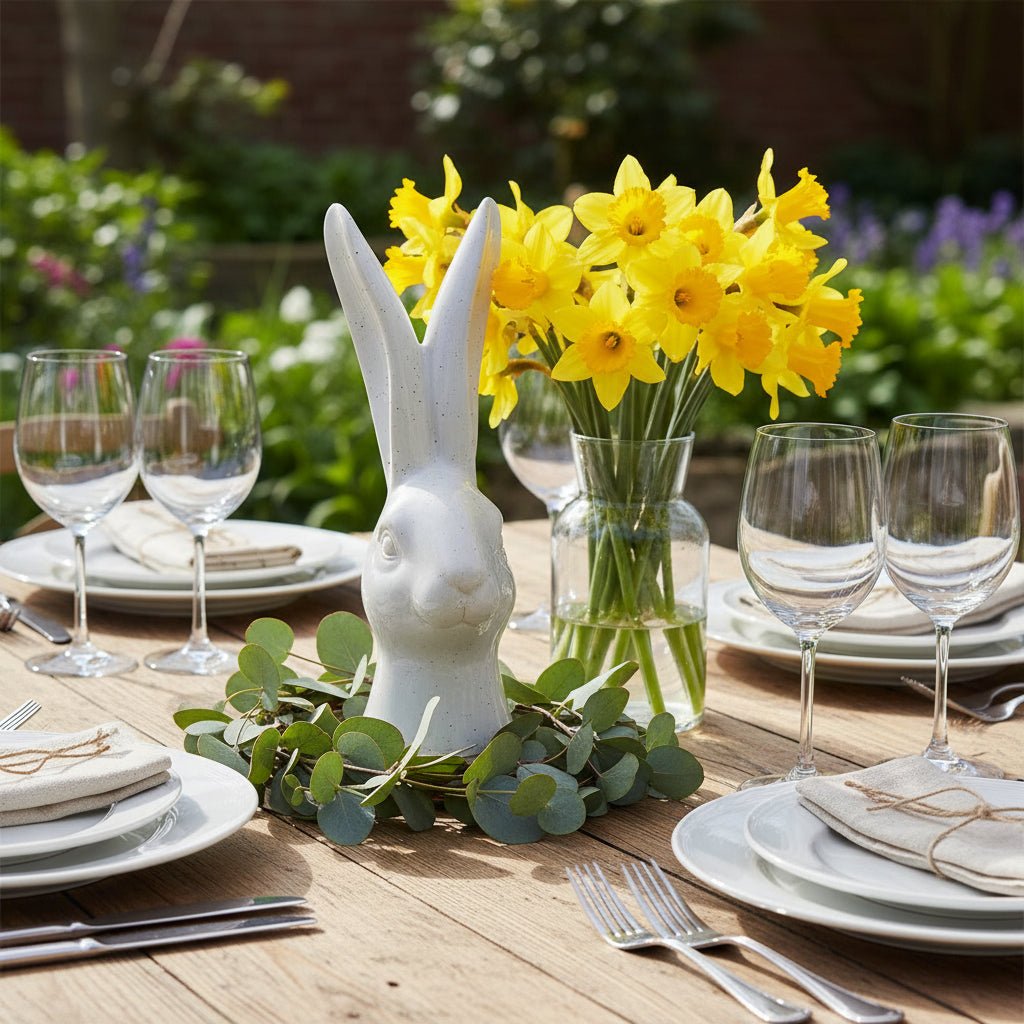 Porcelain Rabbit Head - Distinctly Living