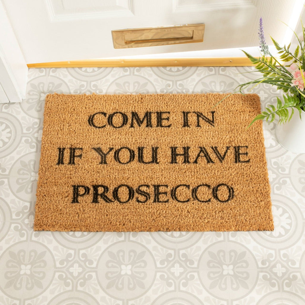 Prosecco Doormat - Distinctly Living