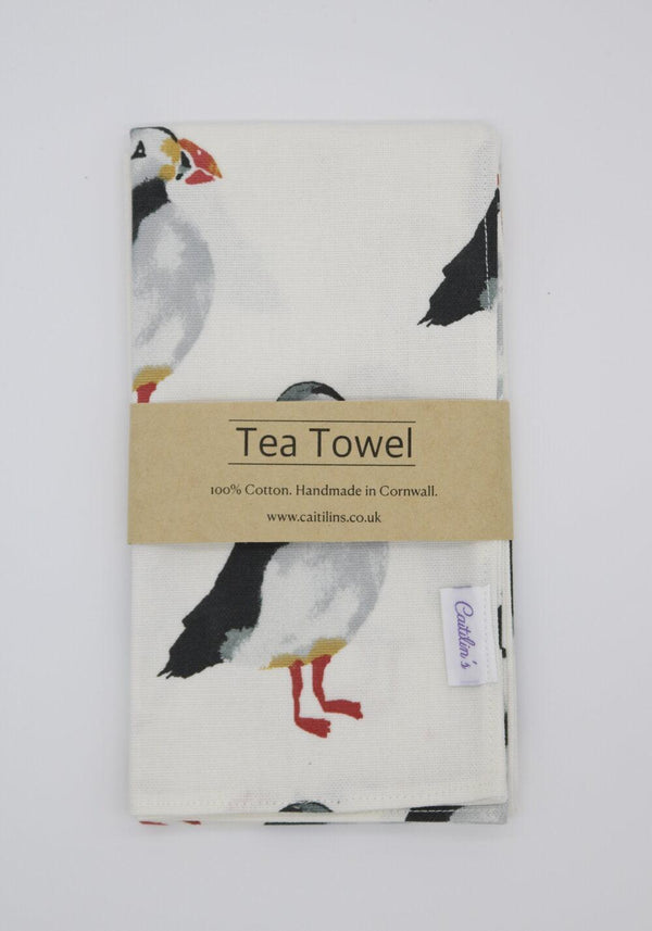 Puffin Tea Towel - Distinctly Living
