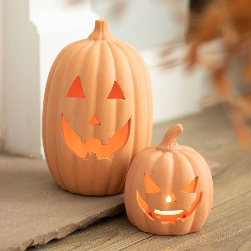 Pumpkin Head - Tealight Holder - Distinctly Living