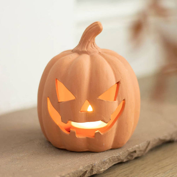 Pumpkin Head - Tealight Holder - Distinctly Living