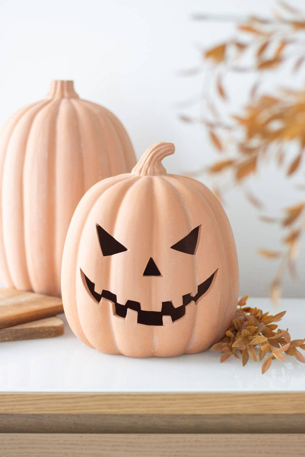 Pumpkin Head - Tealight Holder - Large - Distinctly Living