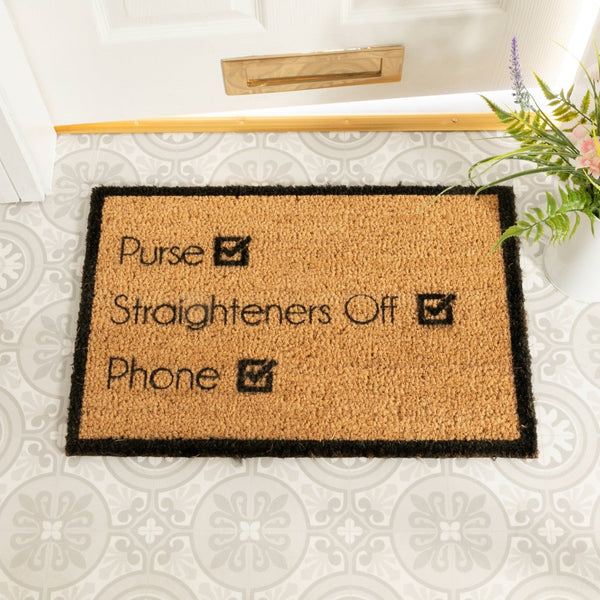 Purse, Straighteners, Phone Doormat - Distinctly Living