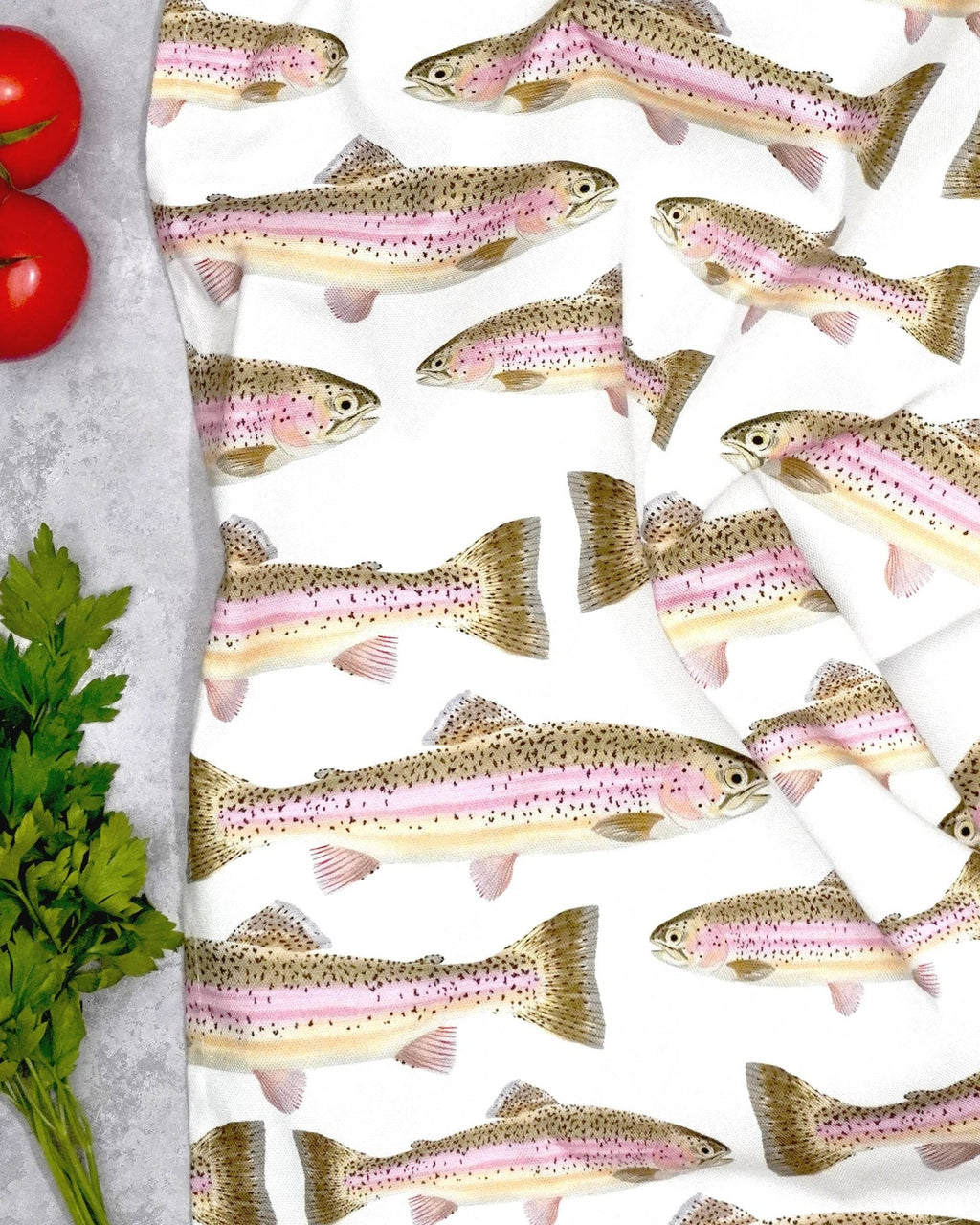 Rainbow Trout Tea Towel - Distinctly Living