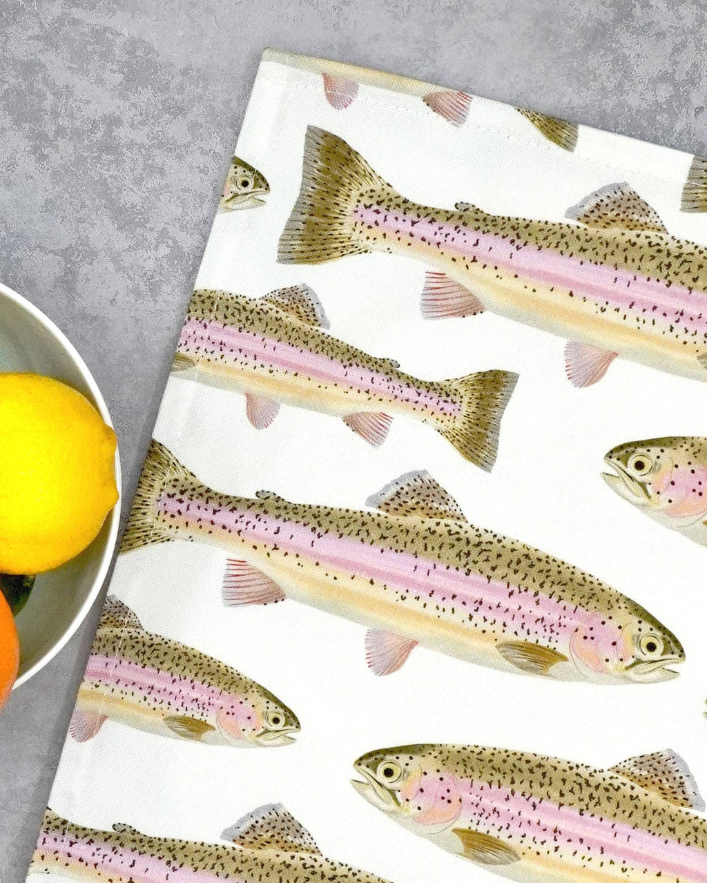 Rainbow Trout Tea Towel - Distinctly Living