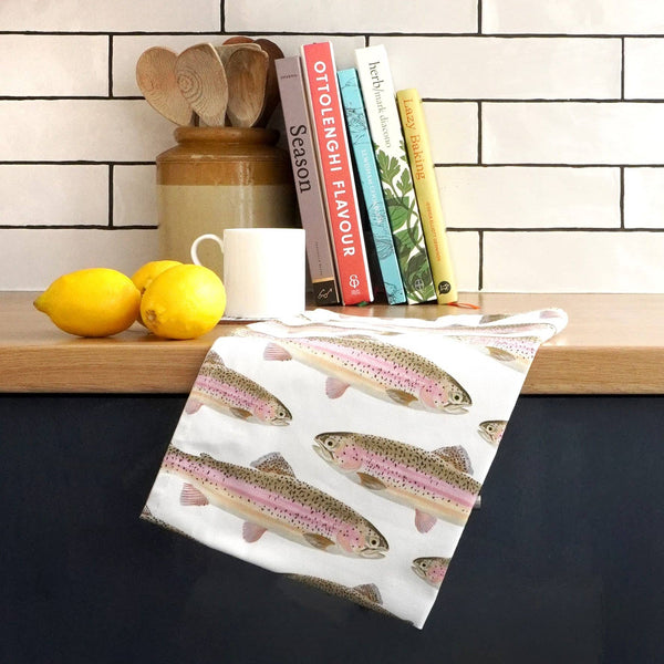 Rainbow Trout Tea Towel - Distinctly Living