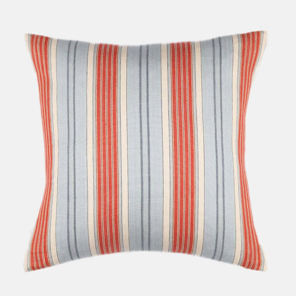 Red and Blue Stripe Cushion - Distinctly Living