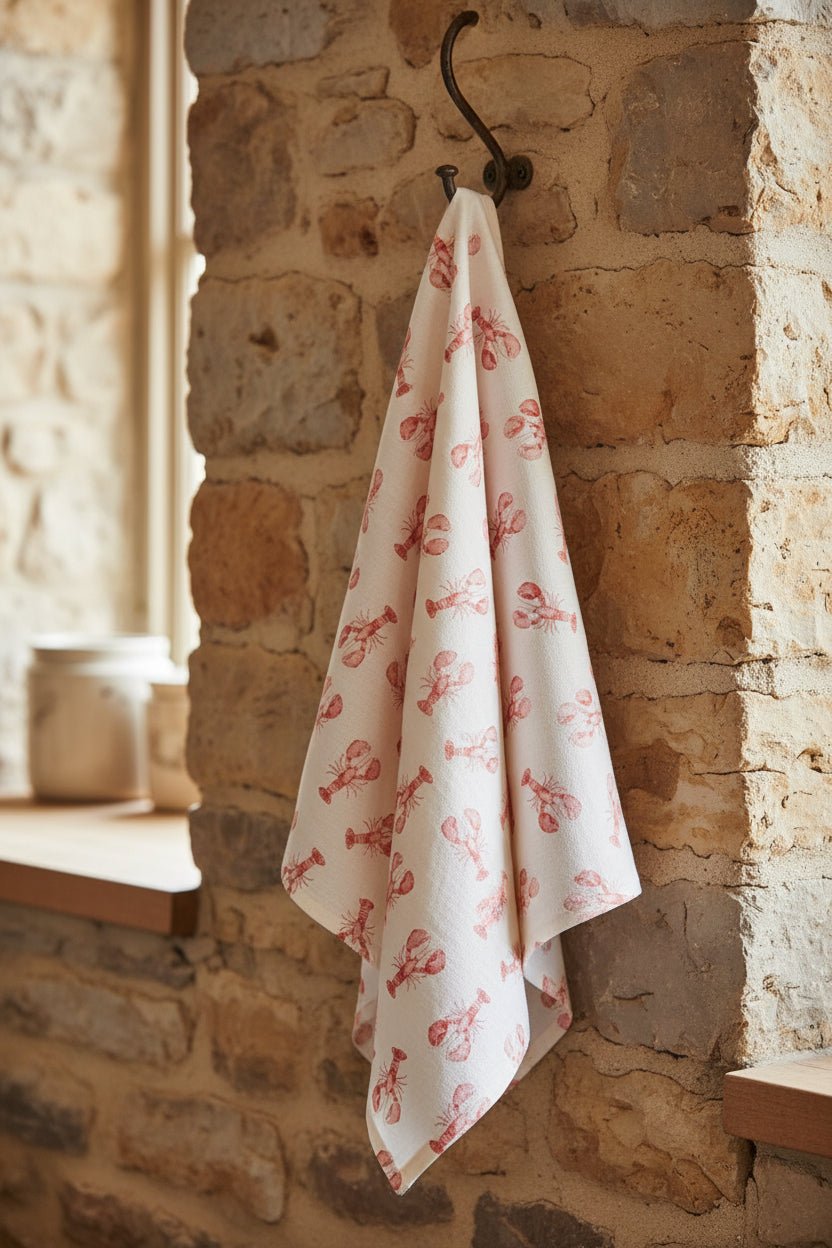 Red Lobsters Tea Towel - Distinctly Living