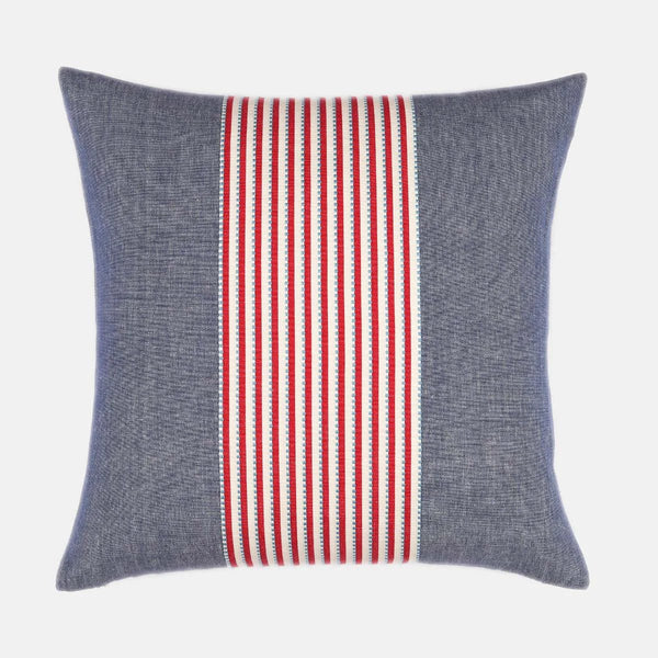 Red Stripe Cushion - Distinctly Living