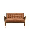 Rex 2 Seater Sofa Vintage Brown Leather - Distinctly Living