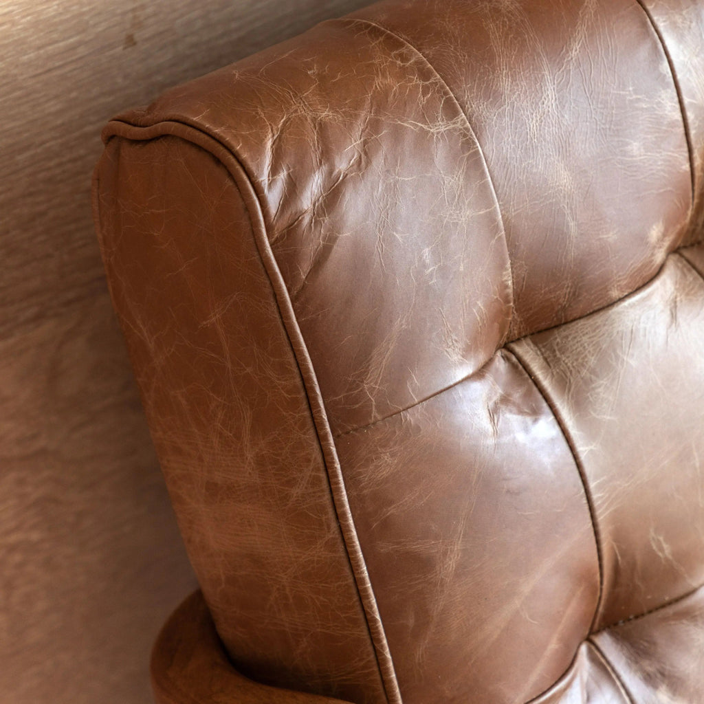 Rex 2 Seater Sofa Vintage Brown Leather - Distinctly Living