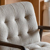 Rex Armchair - Slate Linen, Natural Linen, Faux Sheepskin, Leather - Distinctly Living