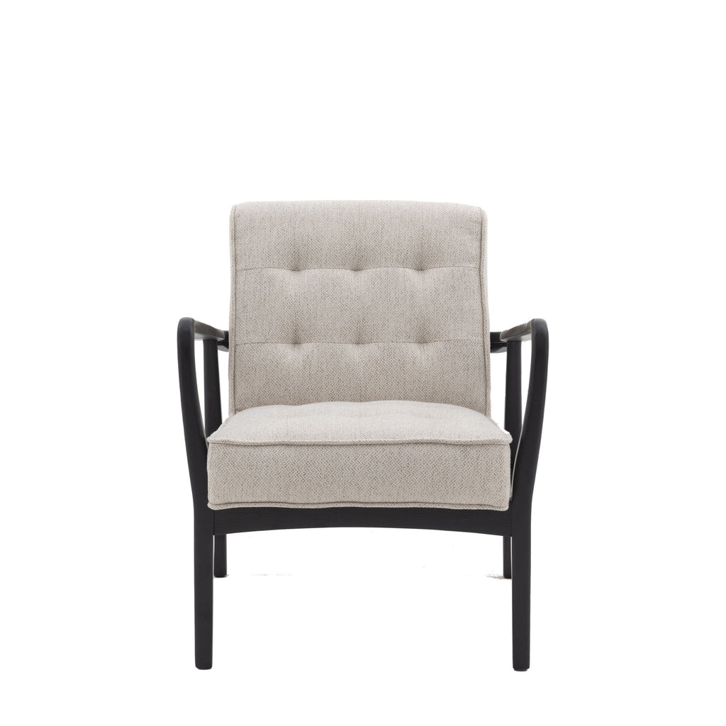 Rex Armchair - Slate Linen, Natural or Leather - Distinctly Living
