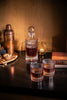 Ridged Glass Decanter And Glasses - Distinctly Living