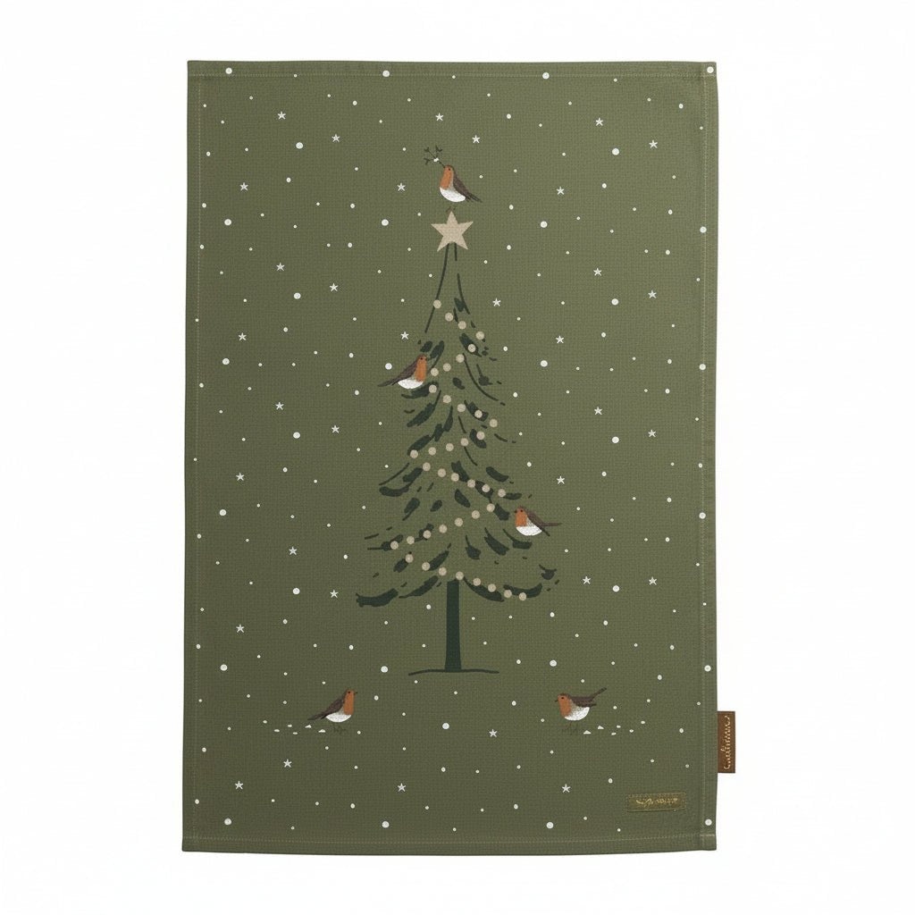 Robin Tree Tea Towel - Distinctly Living