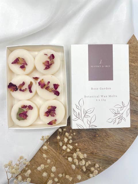 Rose Garden Boxed Botanical Wax Melts - Distinctly Living