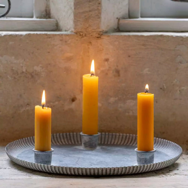 Round Candle Tray - Distinctly Living