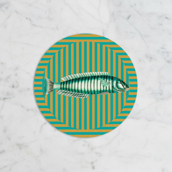 Round Easy Clean Placemat - Maze - Distinctly Living