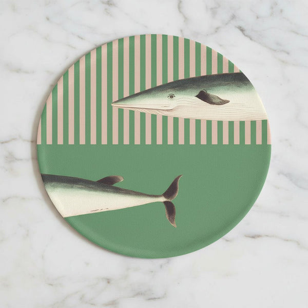 Round Easy Clean Placemats - Heads and Tails - Distinctly Living