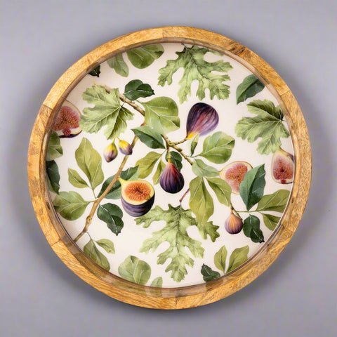 Round Tray - Figs - Distinctly Living