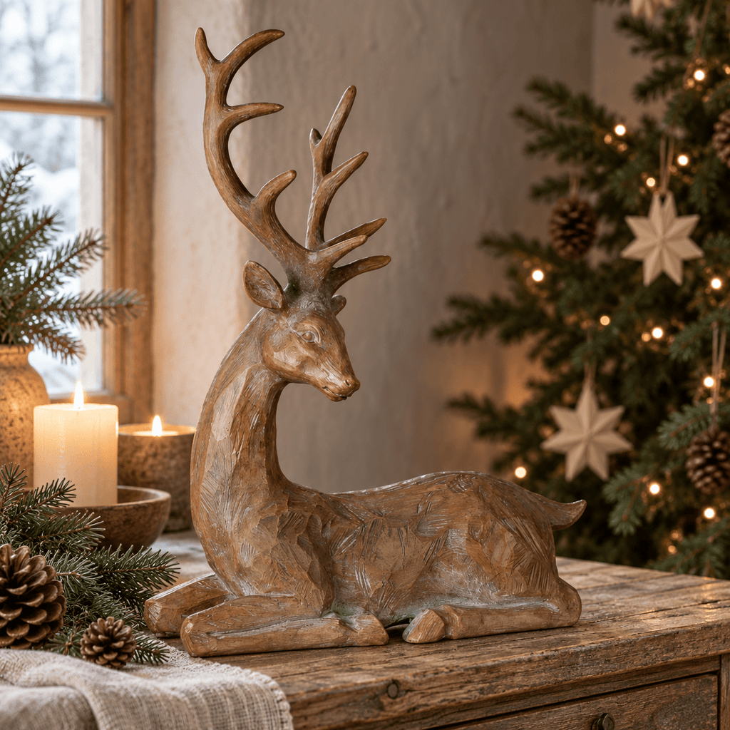 Rowan Resting Reindeer Decoration - Distinctly Living
