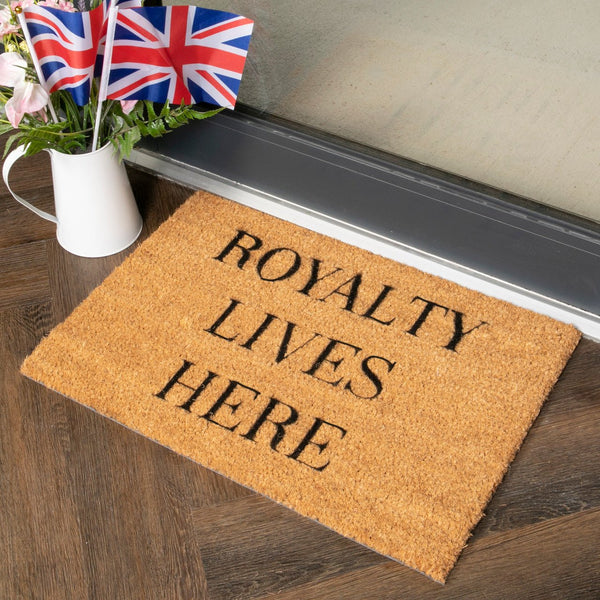Royalty Lives Here Doormat - Distinctly Living